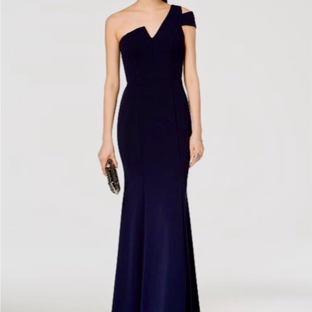 Betsy Adam one shoulder dress